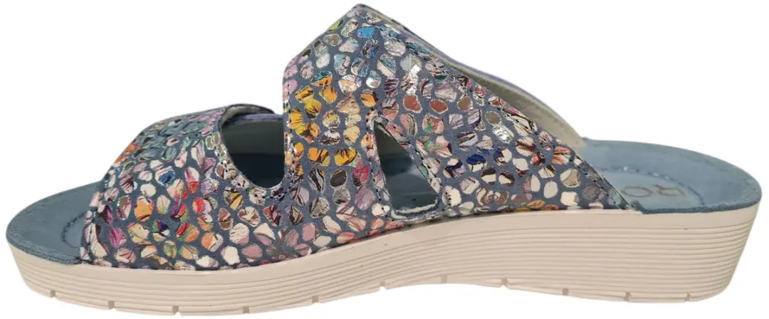 Rohde 1403 Dames Slippers Blauw - Maat 40 - afbeelding 5 van 6