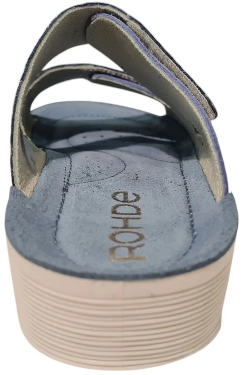 Rohde 1403 Dames Slippers Blauw - Maat 40 - afbeelding 4 van 6