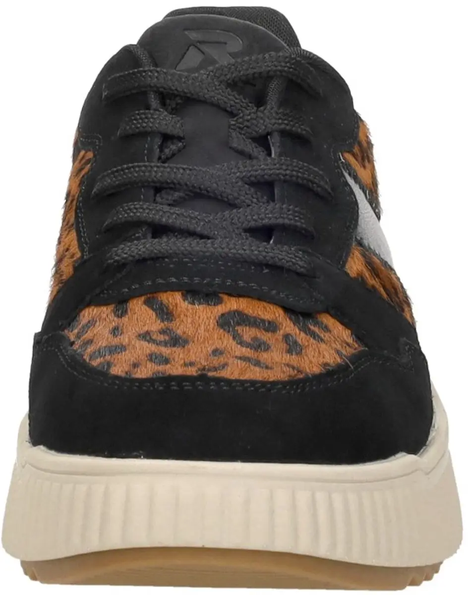 Rieker Dames Sneakers - Zwart - Maat 39