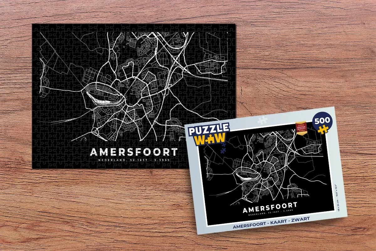 PuzzleWow Amersfoort Legpuzzel 500 Stuks - Multicolor