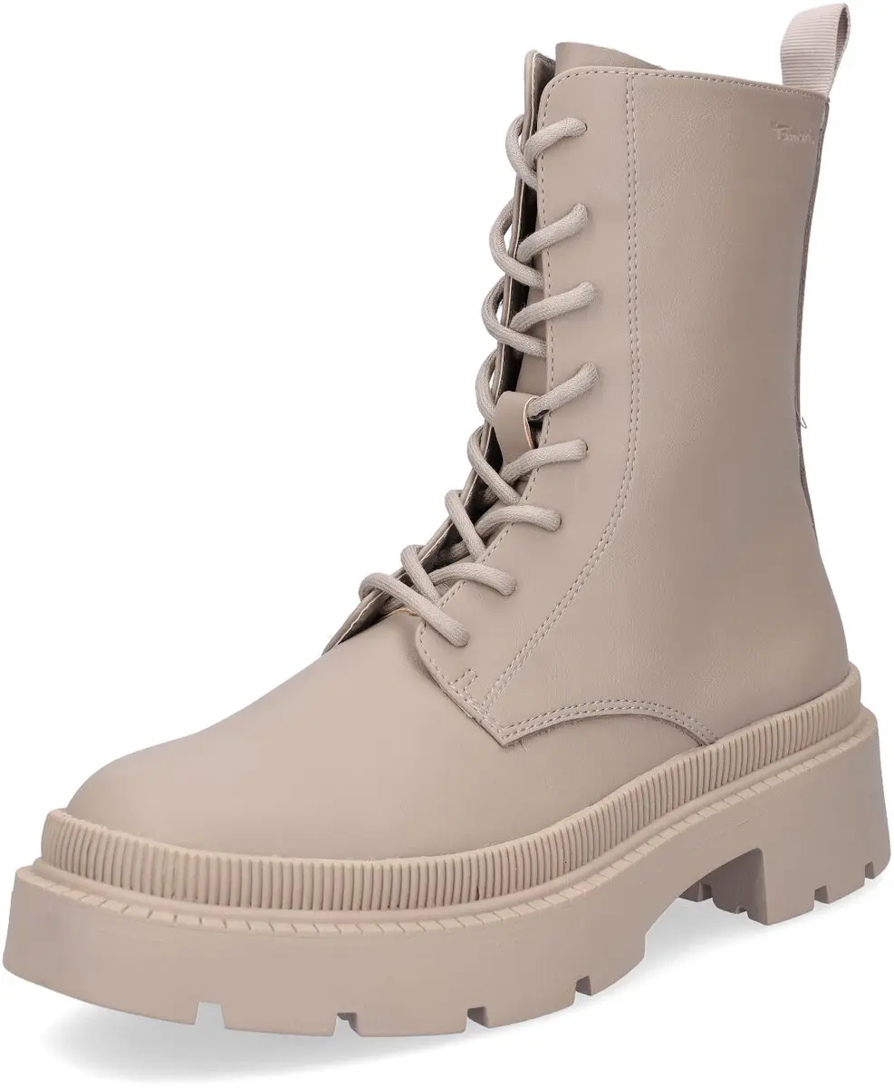 Tamaris dames veterboot taupe