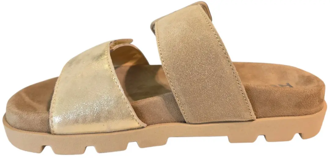 Rohde 6313 Slides Dames - Goud & Beige - 42 - afbeelding 4 van 6
