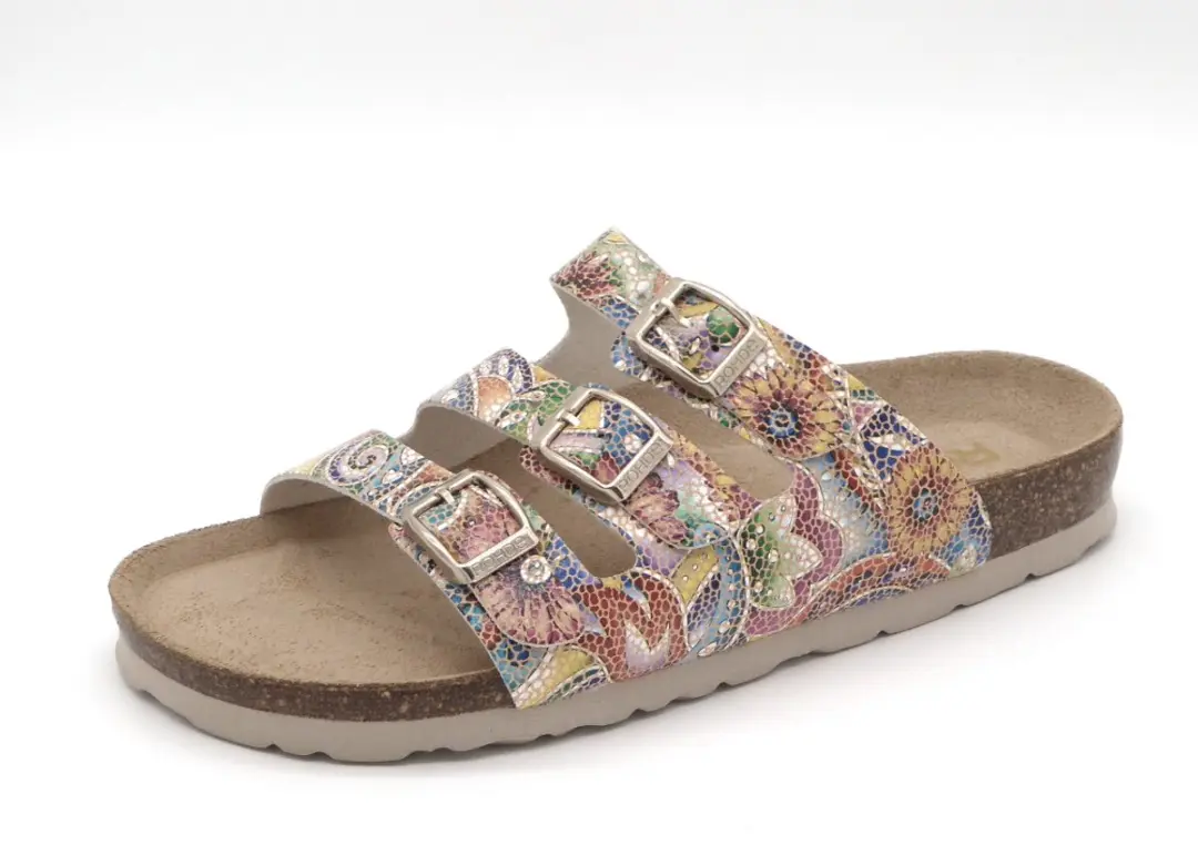 Rohde Dames Slipper 5626-14 Slides - Maat 40 - Multicolor - afbeelding 2 van 5
