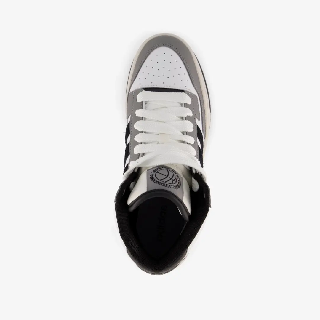 Adidas Rapid Court Mid Kinder Sneakers - Maat 39 1/3 - Grijs