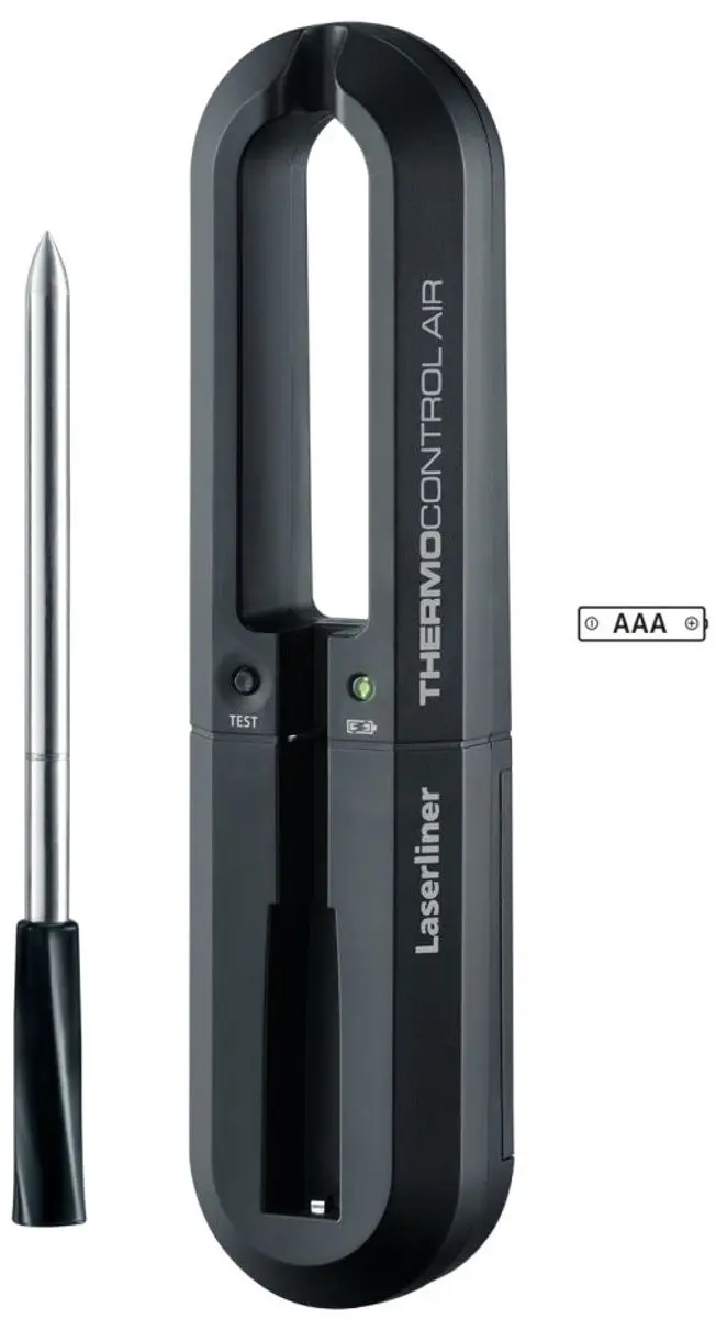 Laserliner Thermocontrol Air Vleesthermometer - Draadloos - Zwart - afbeelding 4 van 5