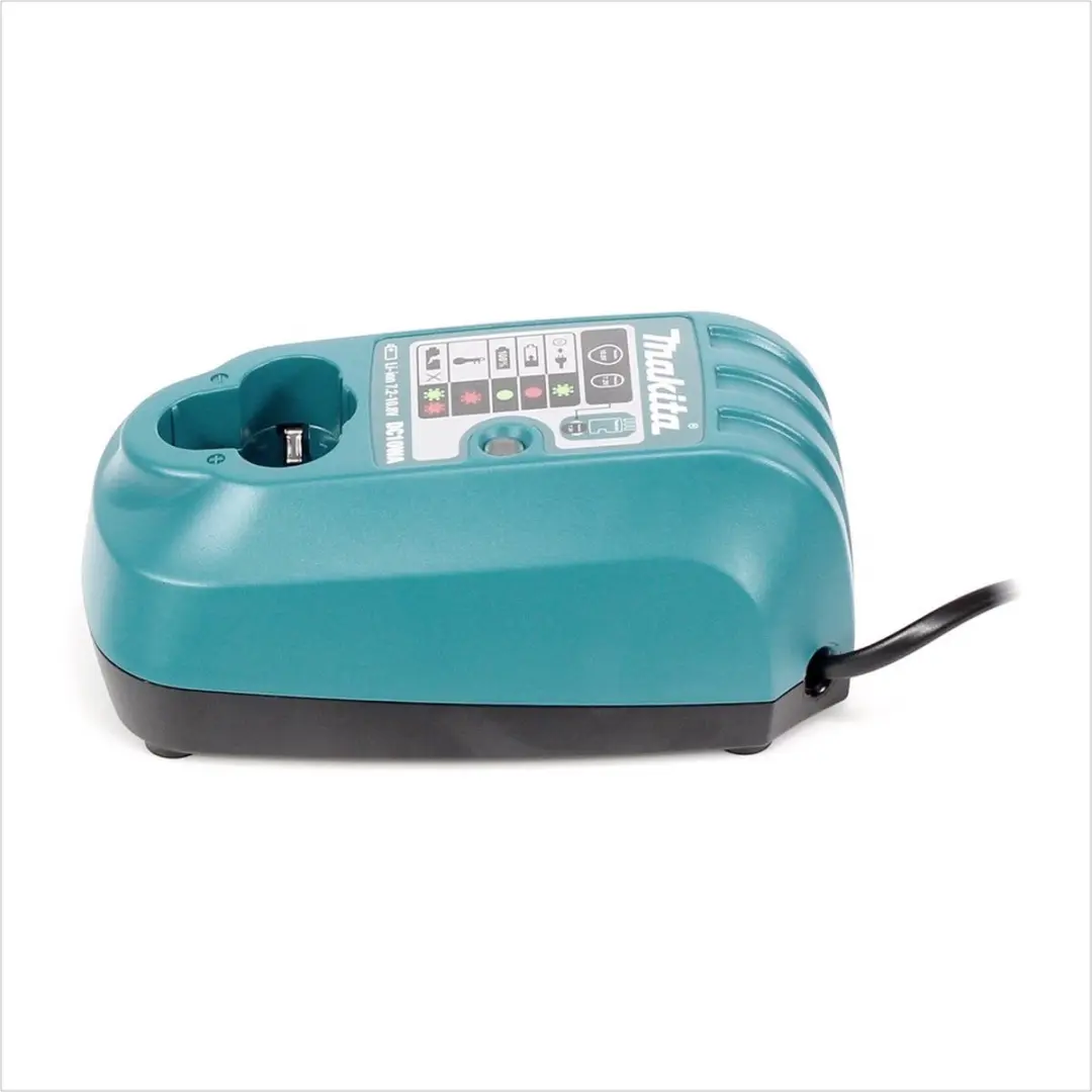 Makita DC10WA Oplader 10.8V - Blauw - afbeelding 2 van 6