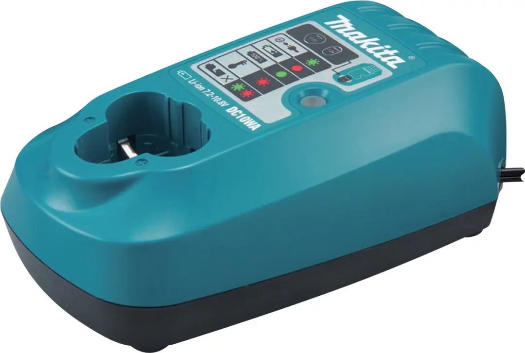 Makita DC10WA Oplader 10.8V - Blauw - afbeelding 6 van 6