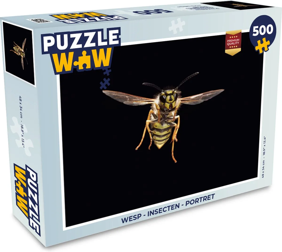 PuzzleWow Wesp Legpuzzel 500 Stuks - Multicolor