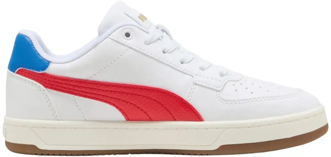 PUMA Caven 2.0 Retro Sneakers Junior - 37.5 - Wit/Rood/Blauw - afbeelding 3 van 6