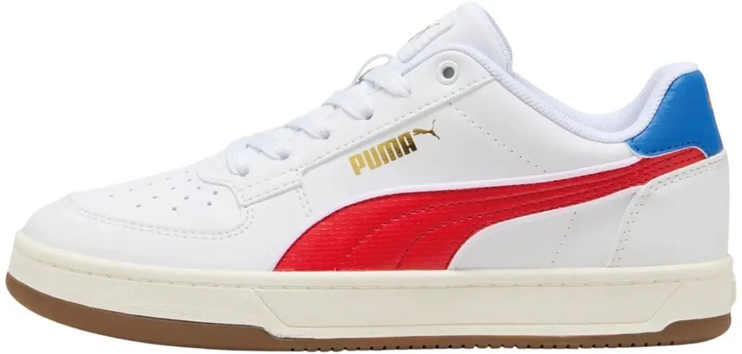 PUMA Caven 2.0 Retro Sneakers Junior - 37.5 - Wit/Rood/Blauw - afbeelding 6 van 6