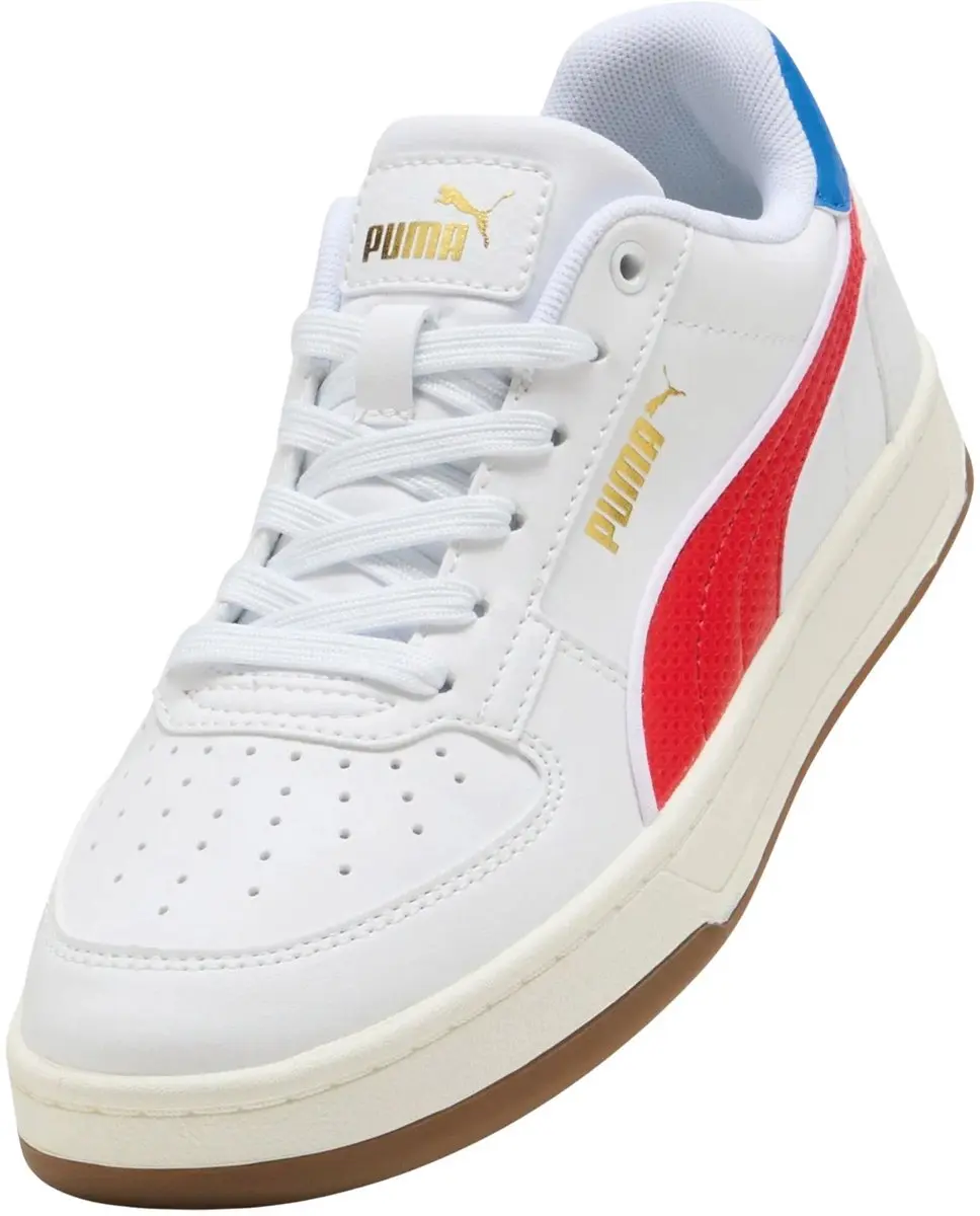 PUMA Caven 2.0 Retro Sneakers Junior - 37.5 - Wit/Rood/Blauw - afbeelding 5 van 6
