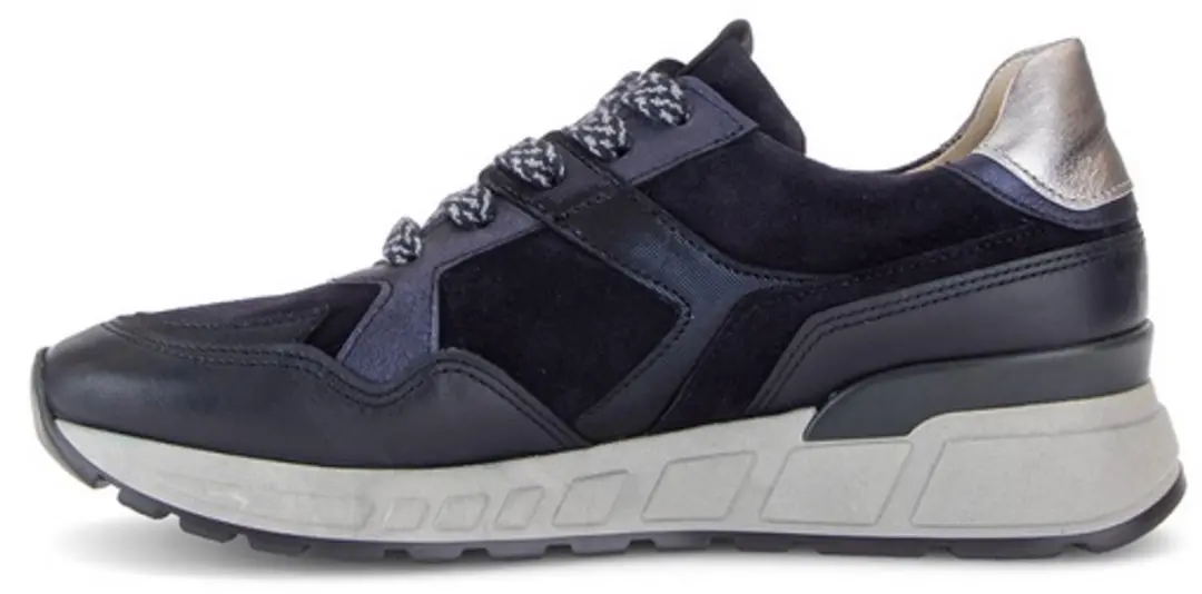 Gabor Damesschoenen - Blauw Leer en Nubuck - afbeelding 2 van 6