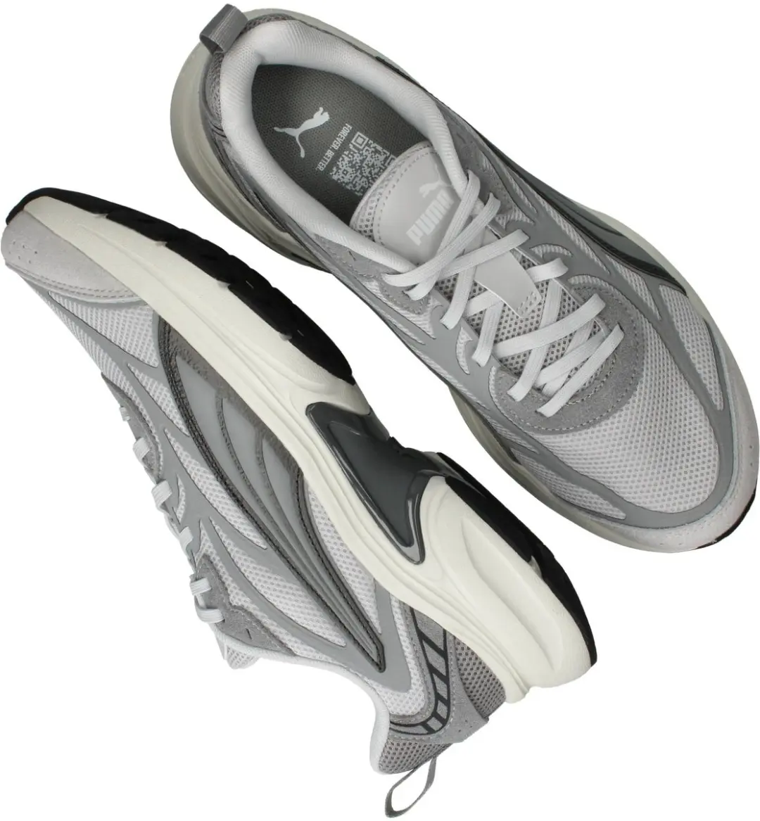 PUMA Softride Escalate 301103 Sneakers - 43 - Feather Gray - afbeelding 3 van 6