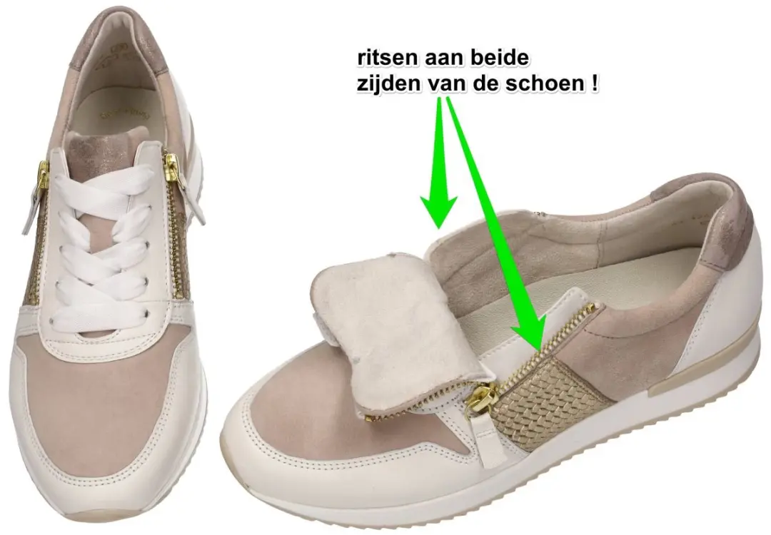 Gabor Dames Sneakers 63.420.24 - Beige - afbeelding 5 van 6