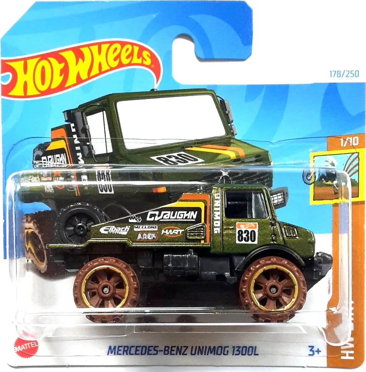 Hot Wheels Mercedes Benz Unimog 1300L 1:64