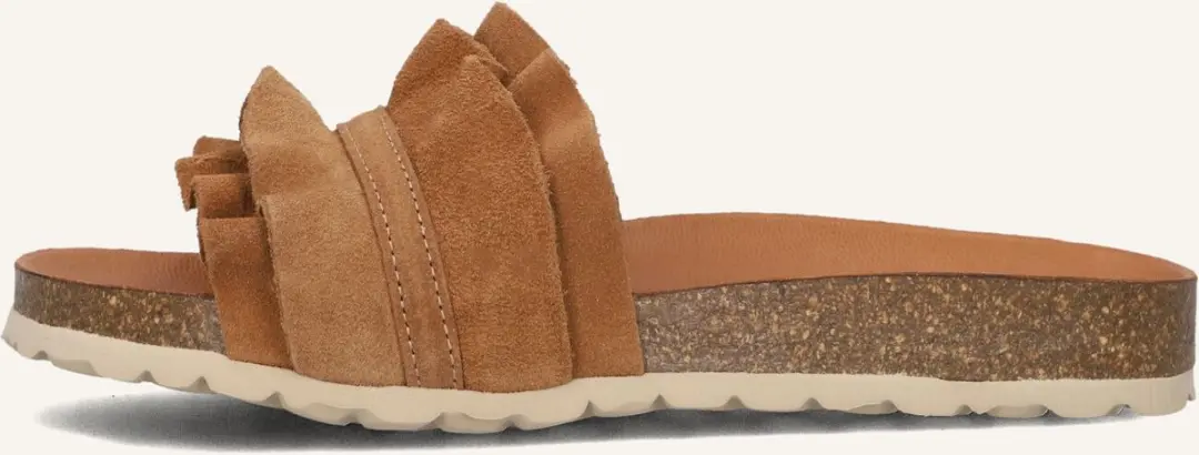 Verbenas Rocio Slippers - Dames - Camel - Maat 39 - afbeelding 3 van 6