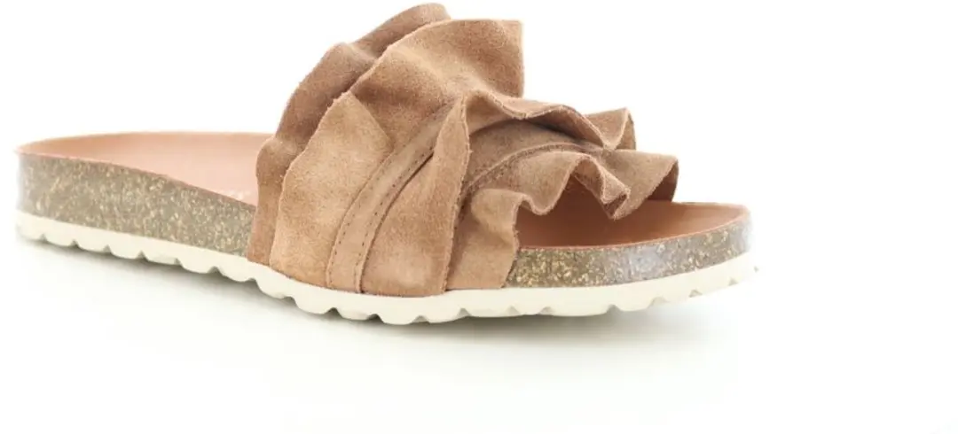 Verbenas Rocio Slippers - Dames - Camel - Maat 39 - afbeelding 2 van 6