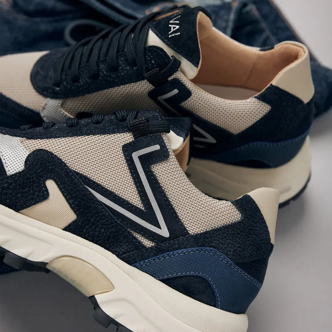 VIA VAI Danae Nicole Sneakers - Zwart Beige Blauw