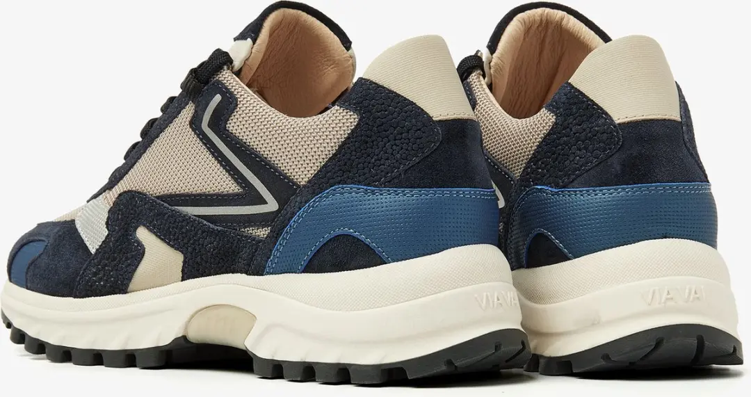 VIA VAI Danae Nicole Sneakers - Zwart Beige Blauw