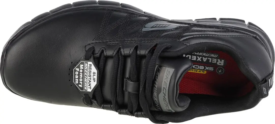 Skechers SURE TRACK ERATH-II Dames Werkssneaker - Zwart
