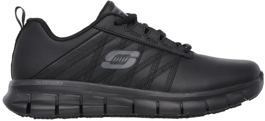 Skechers SURE TRACK ERATH-II Dames Werkssneaker - Zwart
