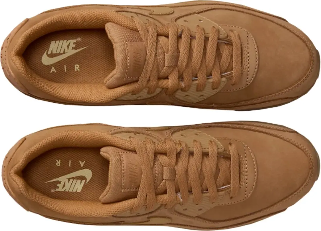 Nike Air Max 90 Premium Wheat Sneakers - Bruin - afbeelding 3 van 6
