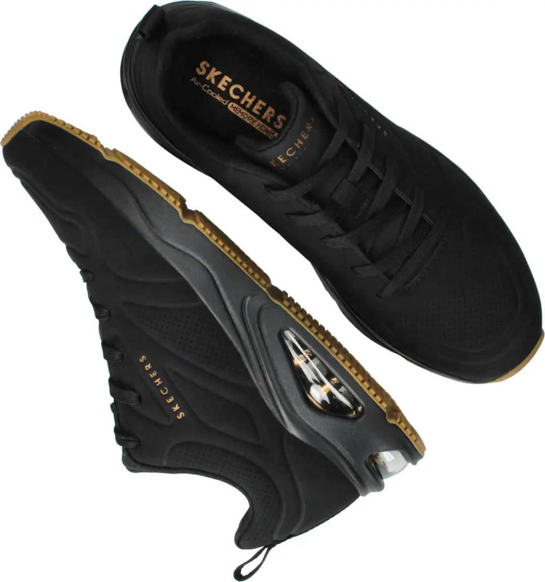 Skechers Tres Air Uno Casairal Sneakers - Zwart - afbeelding 6 van 6