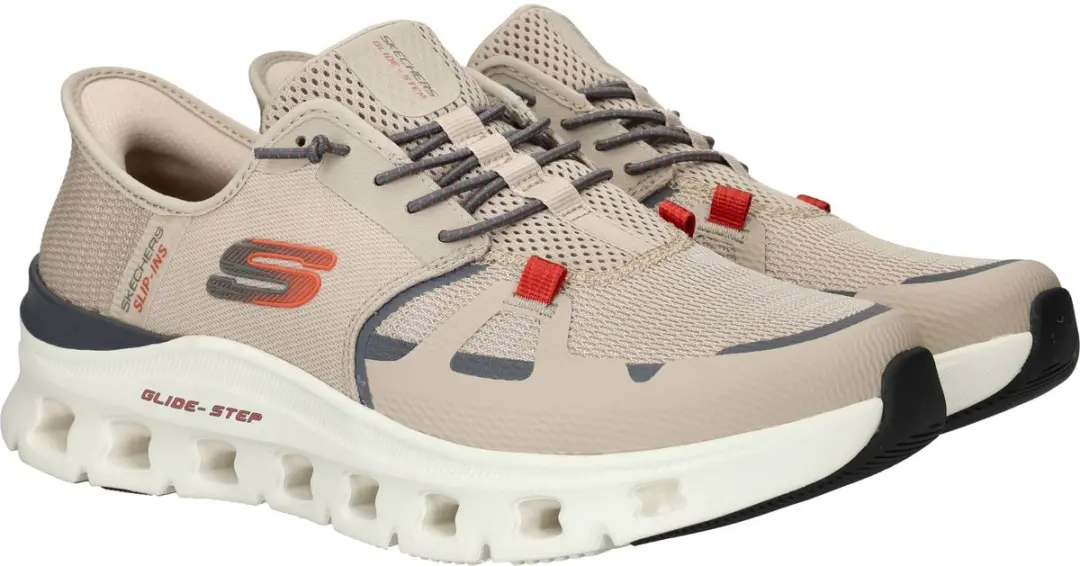 Skechers Slip-ins Glide-Step Pro 321224 Heren Instappers - Taupe - afbeelding 2 van 6