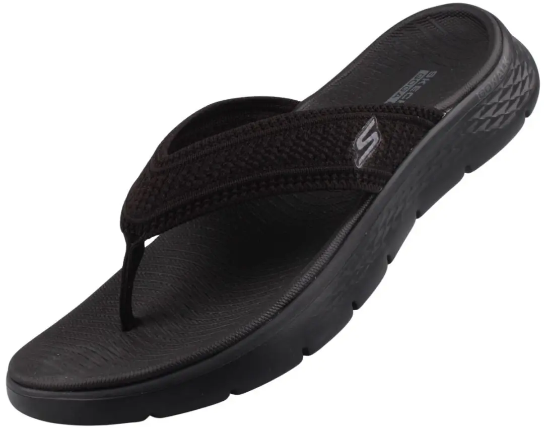 Skechers GO WALK FLEX Teenslipper - Zwart - afbeelding 6 van 6