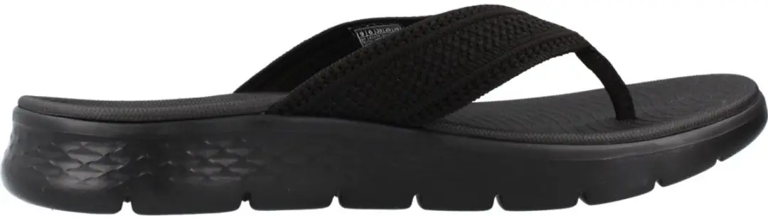 Skechers GO WALK FLEX Teenslipper - Zwart