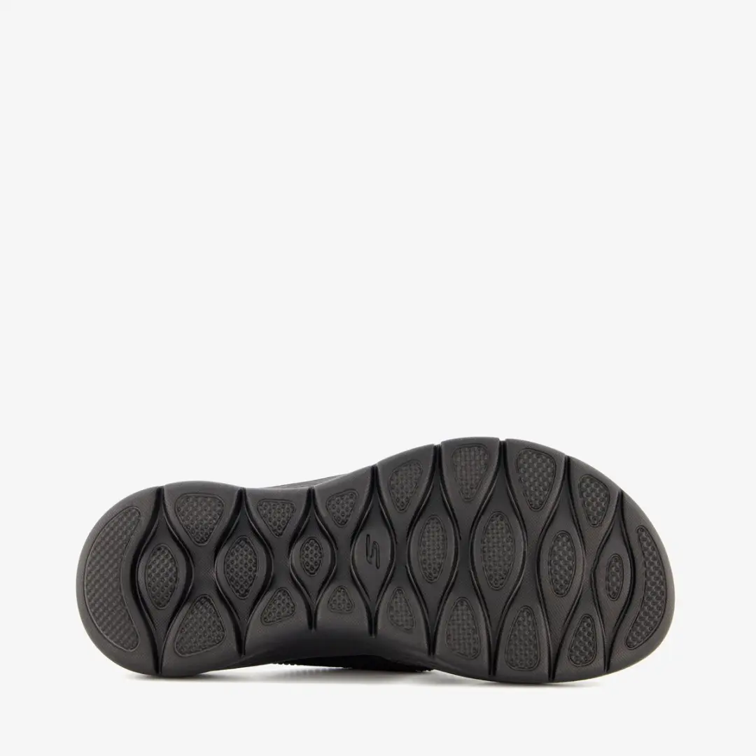 Skechers GO WALK FLEX Teenslipper - Zwart