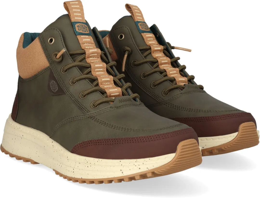 HEYDUDE Tahoe Classic Heren Boots - Maat 46 - Dark Olive/Multi