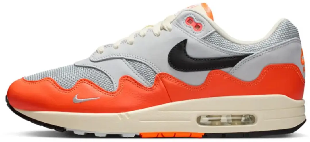 Nike Air Max 1 Patta Waves 'Hyper Crimson Pure Platinum' maat 42.