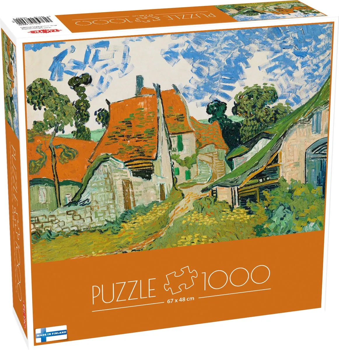 Tactic Vincent van Gogh Street in Auvers-sur-Oise Puzzel 1000 Stuks