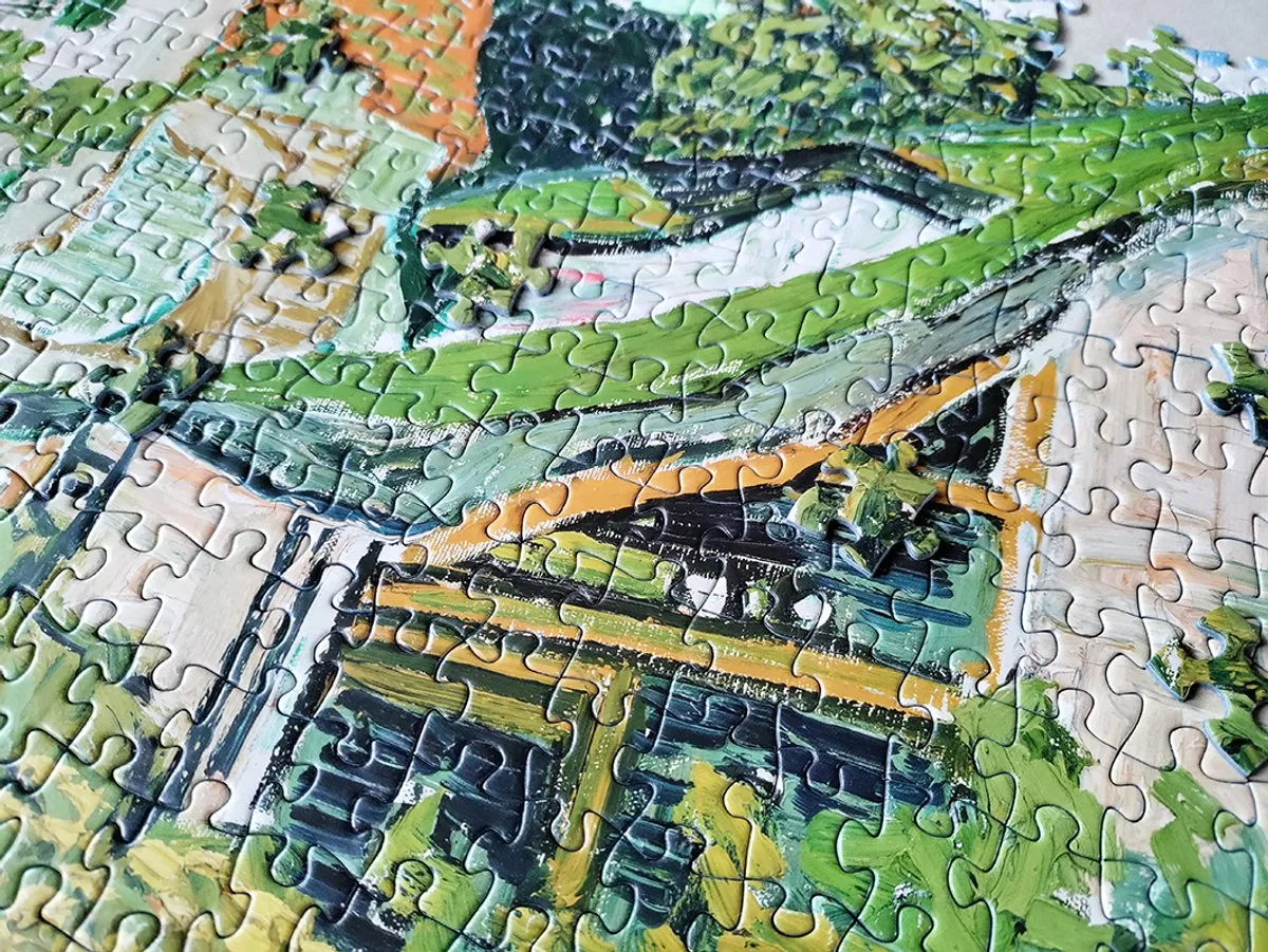 Tactic Vincent van Gogh Street in Auvers-sur-Oise Puzzel 1000 Stuks