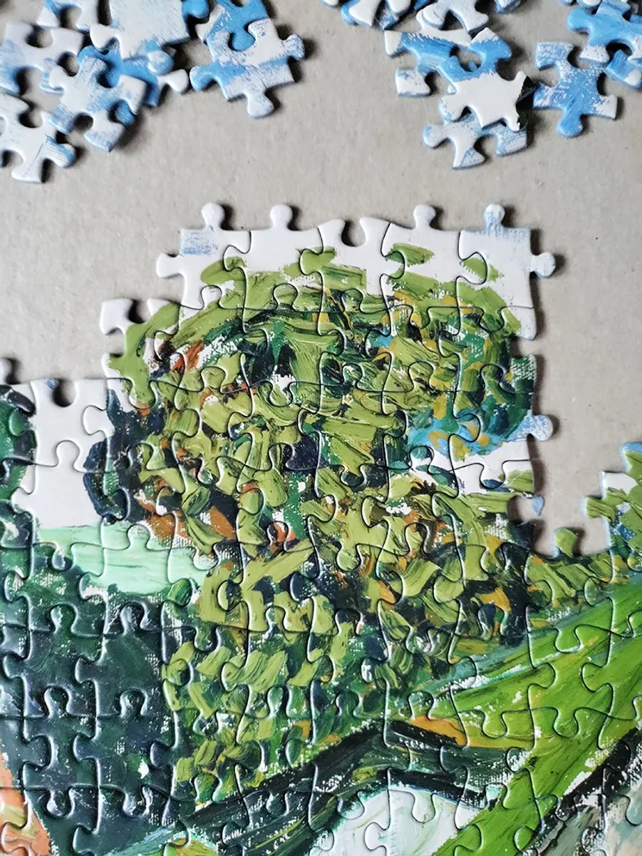 Tactic Vincent van Gogh Street in Auvers-sur-Oise Puzzel 1000 Stuks