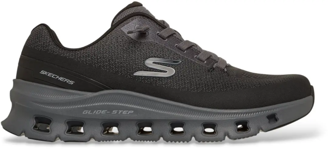 Skechers Heren Glide Step Pro Waverra Slip Ins Sneakers Black Charcoal