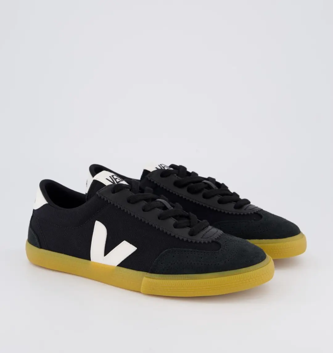 Veja Volley Canvas Sneakers - Dames - Zwart - 38