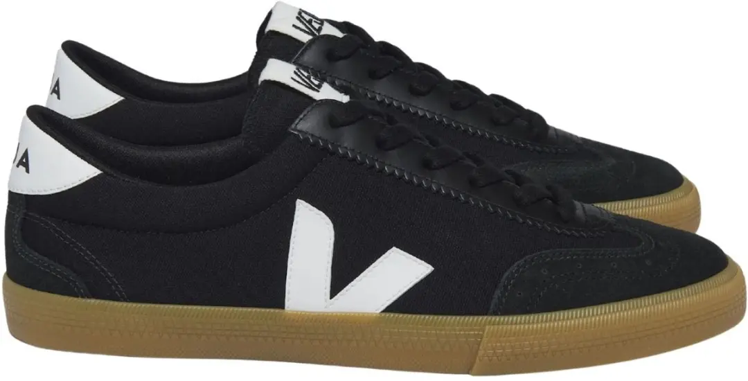 Veja Volley Canvas Sneakers dames Zwart 38