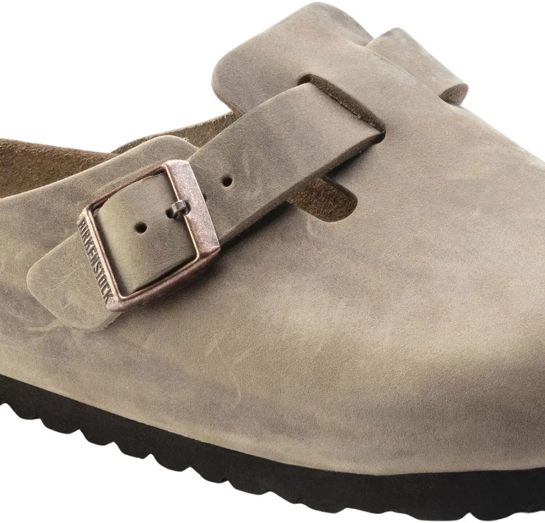 Birkenstock Boston Slippers Senior Slides - Lichtbruin - afbeelding 4 van 6