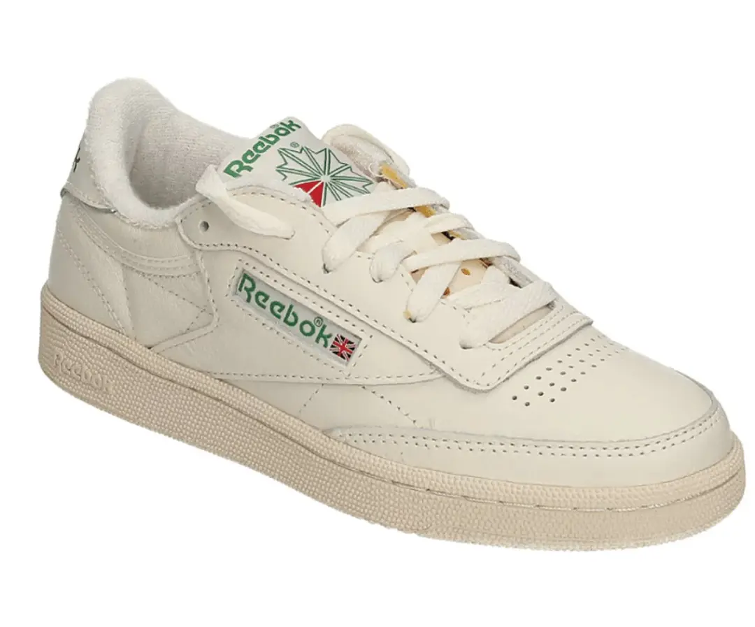 Reebok Heren Sneaker Club C 85 Vintage Top-chalk/green