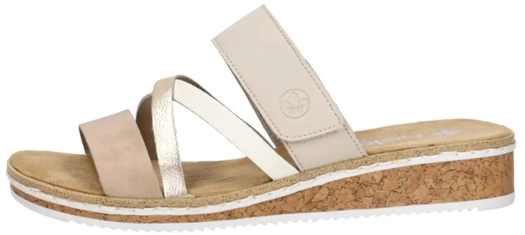 Rieker 251504 Badslipper - Beige - Maat 39 - afbeelding 4 van 6