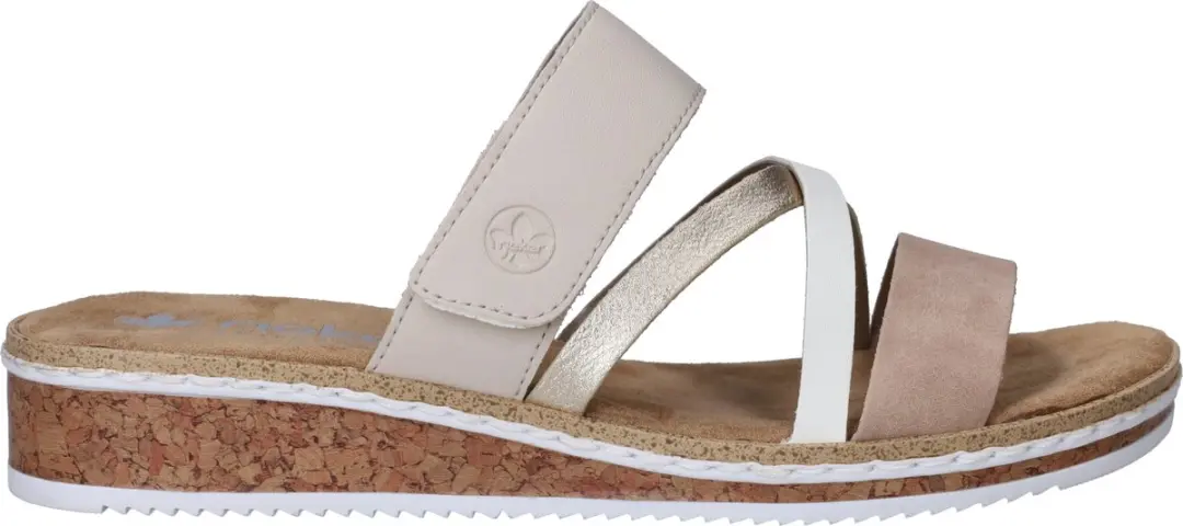 Rieker 251504 Badslipper - Beige - Maat 39 - afbeelding 2 van 6