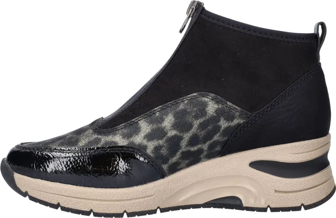 Rieker N9362 Dames Sneaker - Zwart - Maat 43