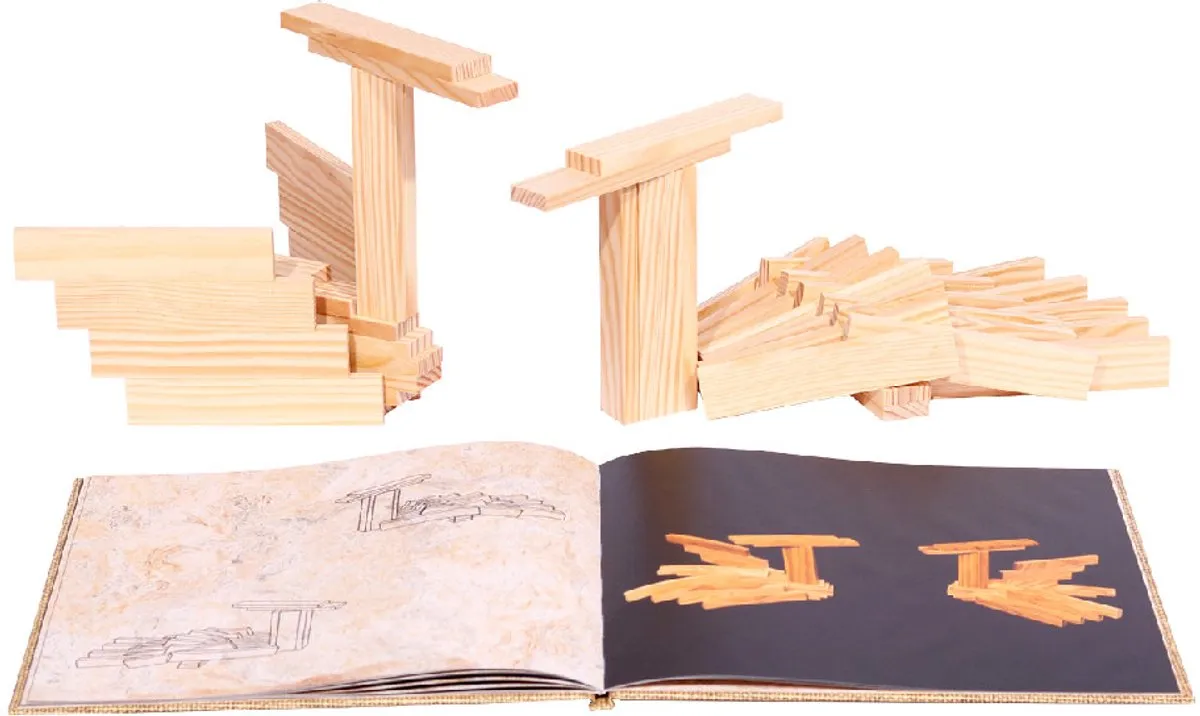 KAPLA Constructiespeelgoed Beige - Voorbeeldboek - afbeelding 4 van 6