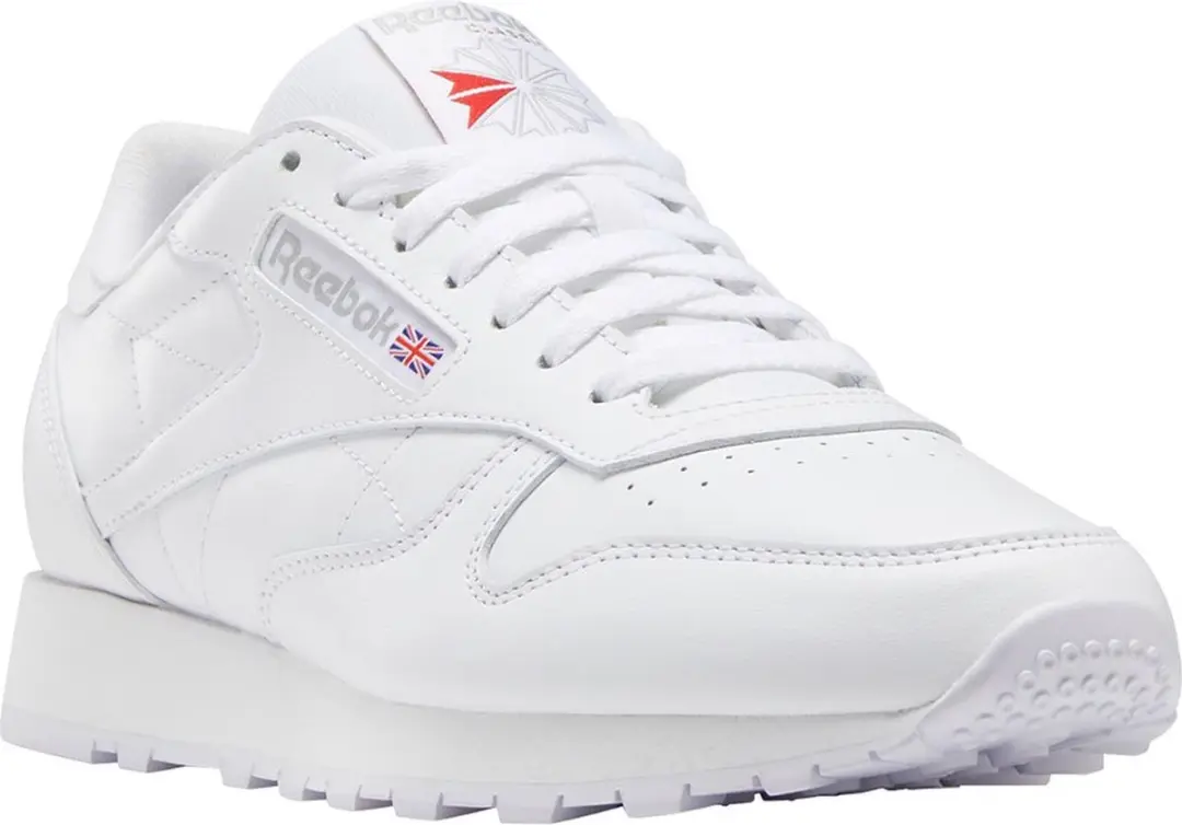 Reebok Classic Leather Heren Sneakers - Wit - Maat 40.5 - afbeelding 2 van 6