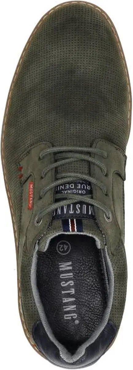Mustang Veterschoenen Laag - Groen - Maat 45 - afbeelding 5 van 6