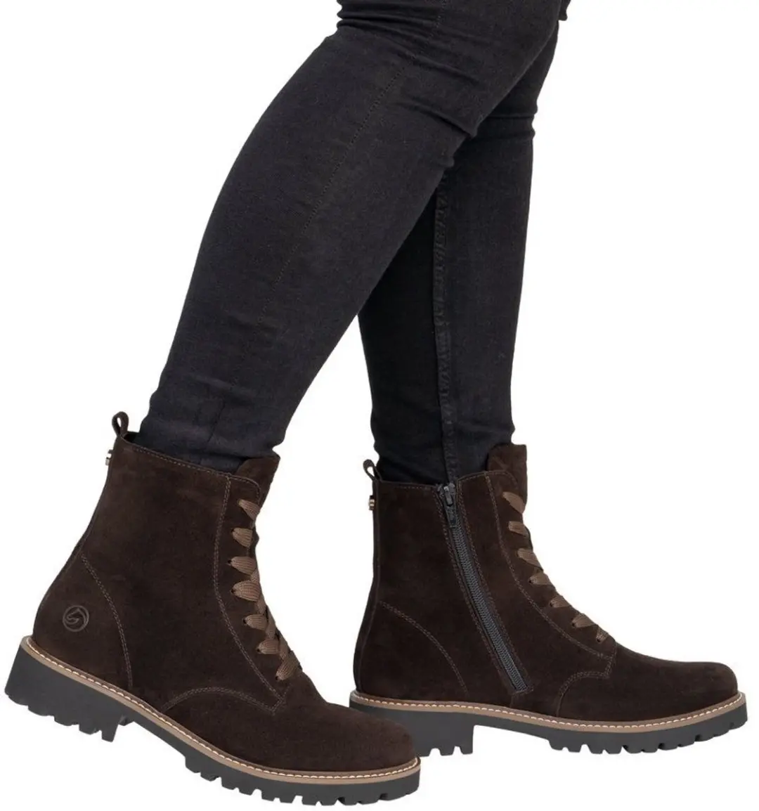 Remonte D8661-25 Veterboots Bruin Suede Dames - Bruin - 38