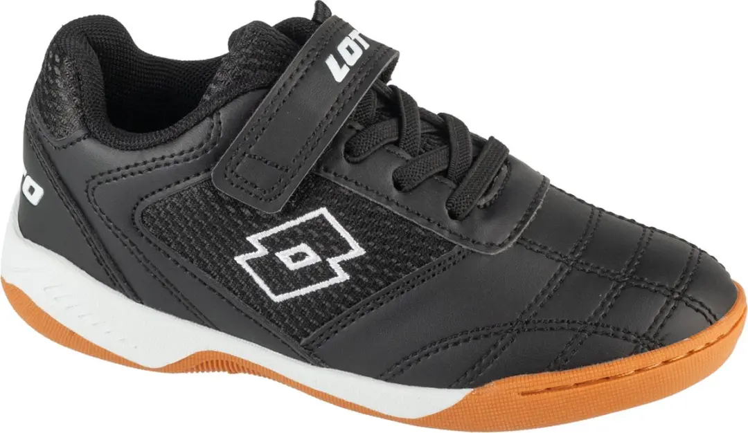 Lotto Schoenen WHIZZER K Lage kindersneaker 2600120K Zwart/Wit
