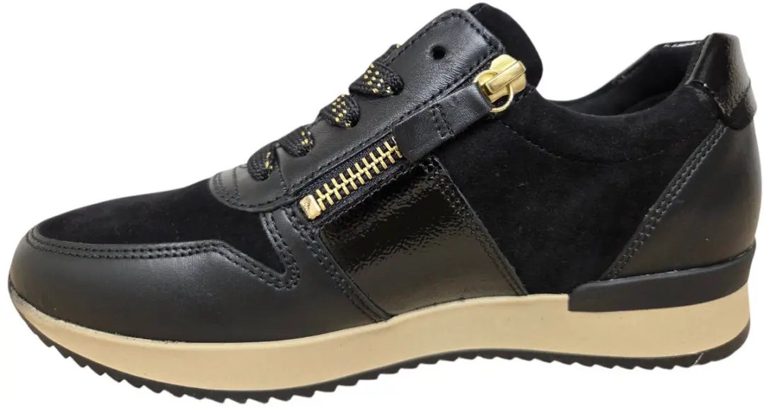 Gabor 6019 Dames Sneakers - Zwart - Maat 41